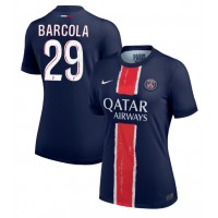 Paris Saint-Germain Bradley Barcola #29 Fußballbekleidung Heimtrikot Damen 2024-25 Kurzarm